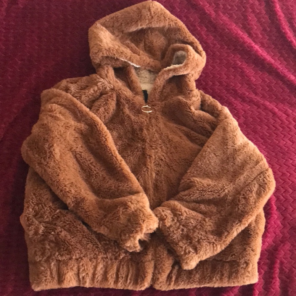 Plush Faux Fur Jacket